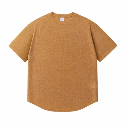 速乾ポリエステル　ラウンドヘム　ニットTシャツ　N1538