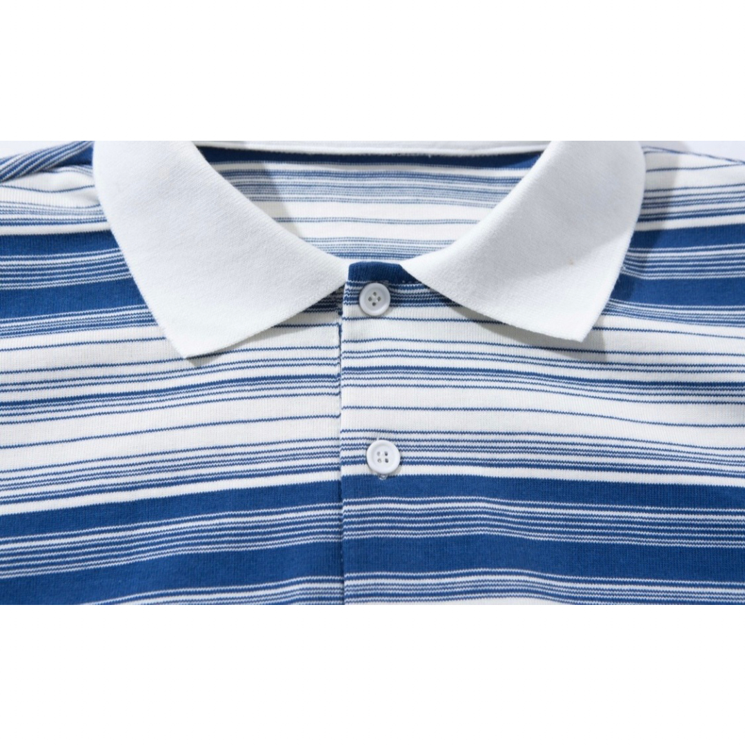Gradient border polo shirt N385