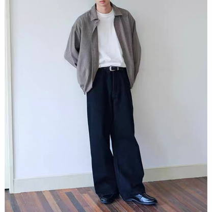 コットン ワイドストレートパンツ N751
