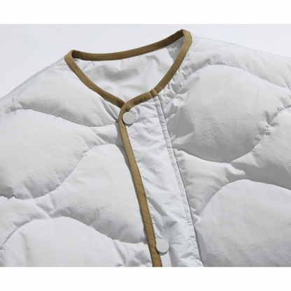 ホワイトダウン　キルティング　ジャケット　N830