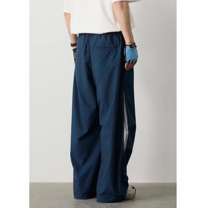 サイドジップ　ベンチレーション　ワイドパンツ　N331