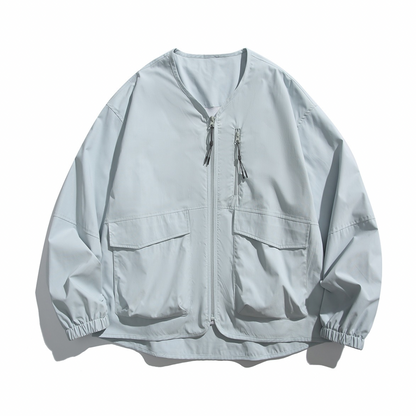 ポリエステル布帛　ユーティリティ　カーディガン　N1083