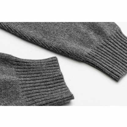 リブニット　クルーネック　カーディガン　N984