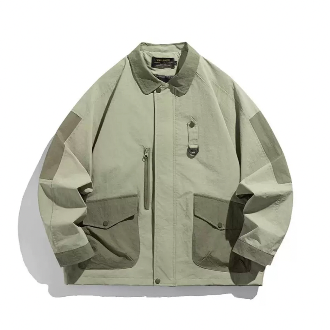 バイカラーナイロン　ユーティリティ　ジャケット　N1213