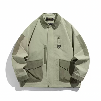 バイカラーナイロン　ユーティリティ　ジャケット　N1213
