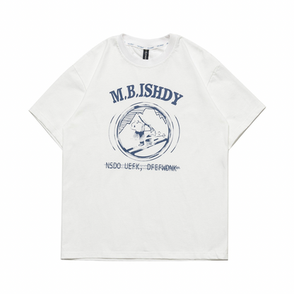 【M.H.ISHDY】プリントＴシャツ　N437