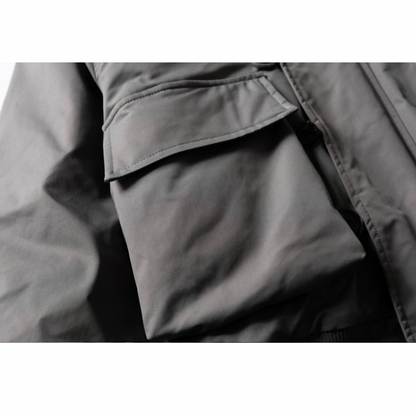 ホワイトダックダウン　ファー付きフードジャケット　N885