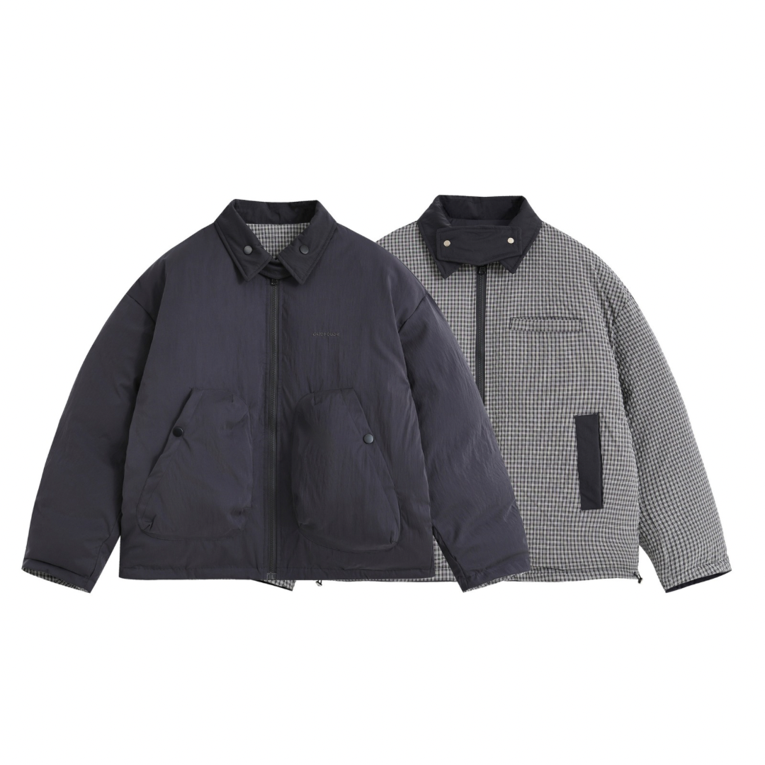 リバーシブル　パテッドジャケット　N998