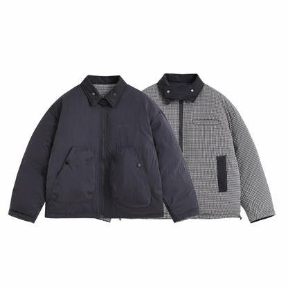 リバーシブル　パテッドジャケット　N998
