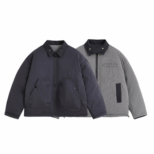 リバーシブル　パテッドジャケット　N998