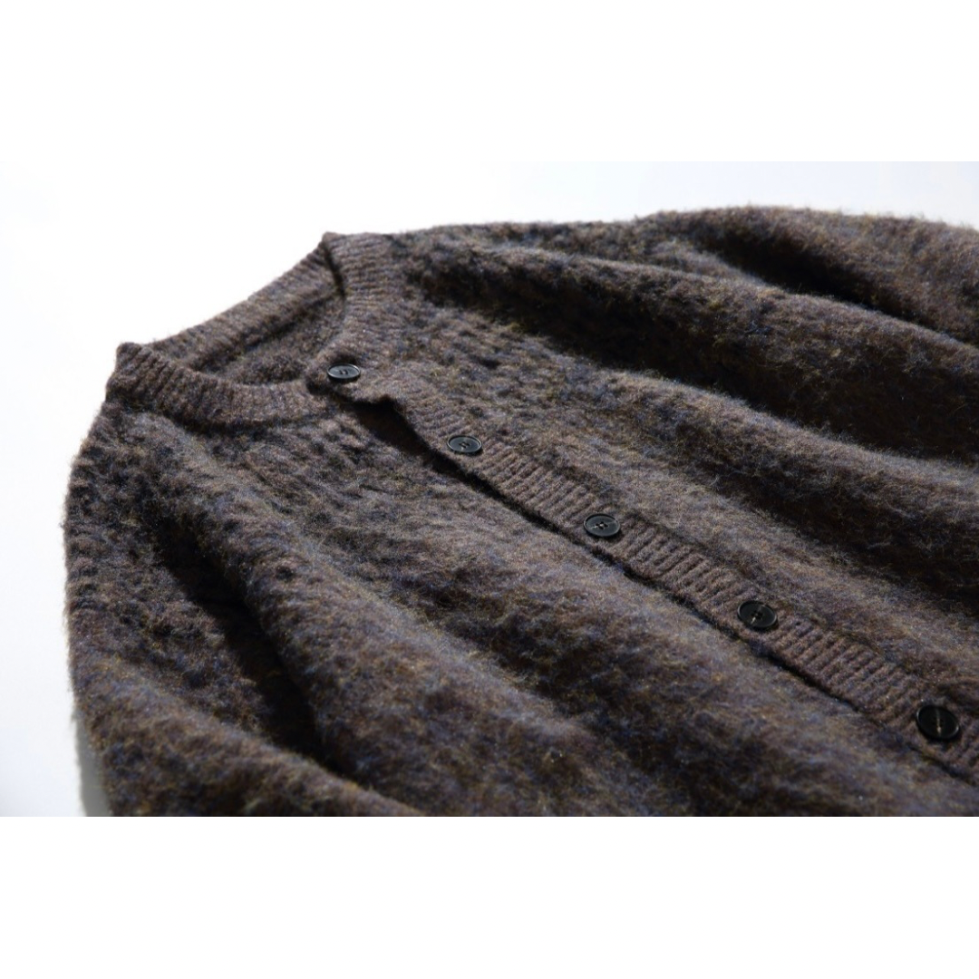 フェードジャガード　ストレッチニット　カーディガン　N883