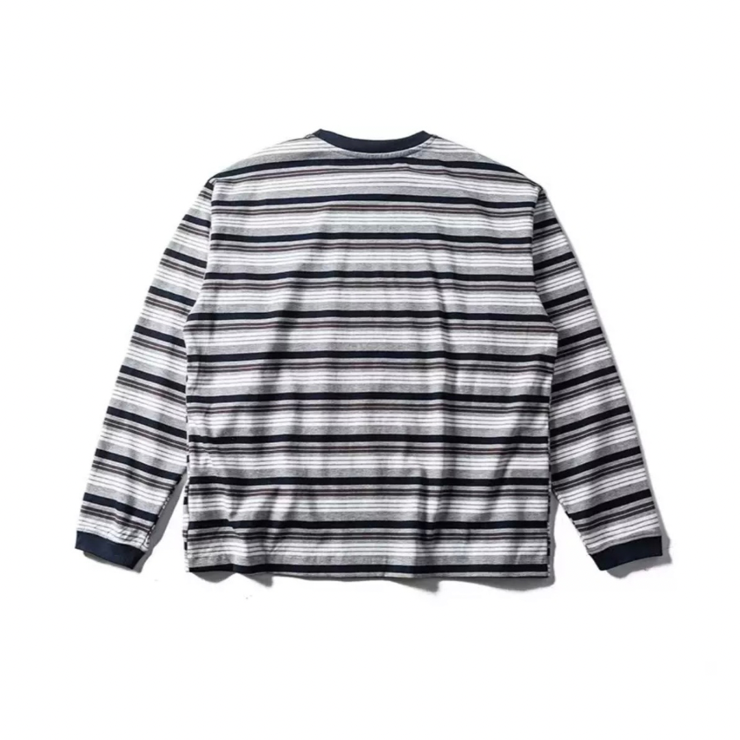 マルチボーダー　長袖Ｔシャツ　N1222