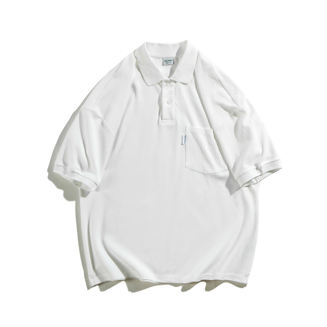 Cotton polyester wide polo shirt N400