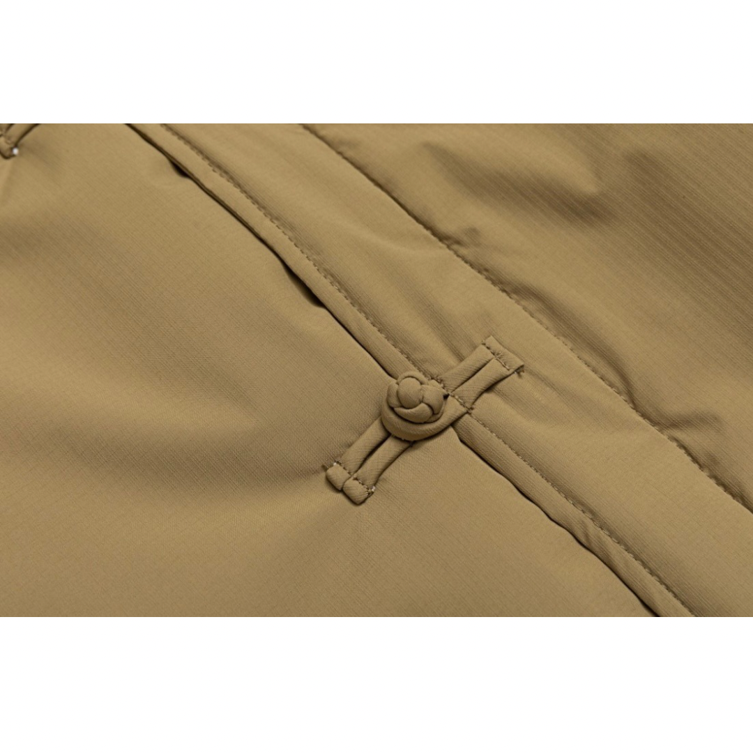 パテッド　チャイナボタン　スタンドカラージャケット　N981