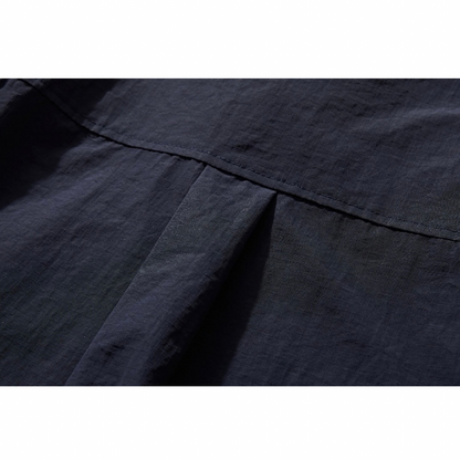 バイカラー　ネイビーブルー　レギュラーシャツ　N1281