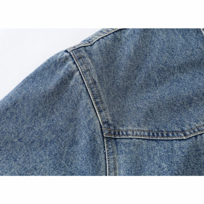 ライナーキルティング　ウォッシュデニム　ジップジャケット　N890