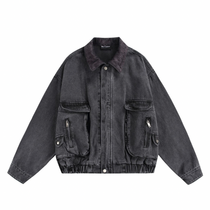 ストレッチコットン　マルチポケット　ジャケット　N1266