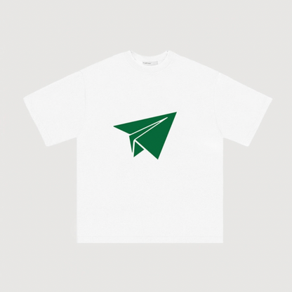 Paper Airplane　コットン　プリントTシャツ　N455