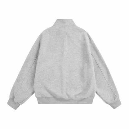 ショルダーライン　ハーフジップ　スウェット　N1265