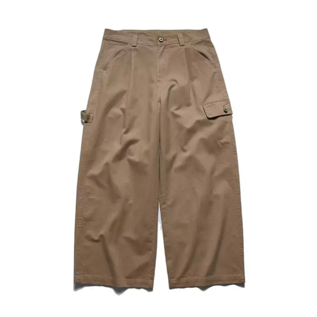 ノーブルツイル　ハンガーループ　ワイドパンツ　 N1289