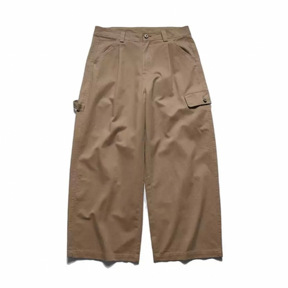 ノーブルツイル　ハンガーループ　ワイドパンツ　 N1289