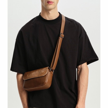 PUレザー　フラップ　ミニショルダーバッグ　N1202