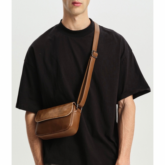 PUレザー　フラップ　ミニショルダーバッグ　N1202