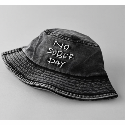 【NO SOBER DAY】エンブロイダリー　バケットハット　N481