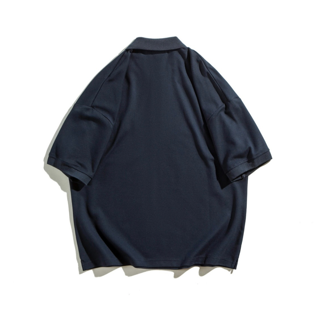 Cotton polyester wide polo shirt N400