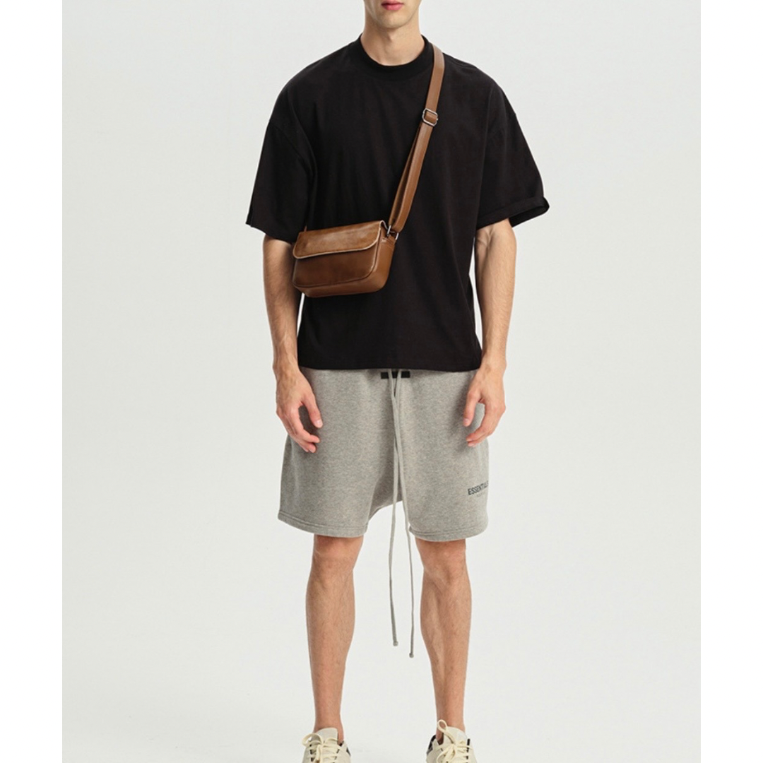 PUレザー　フラップ　ミニショルダーバッグ　N1202