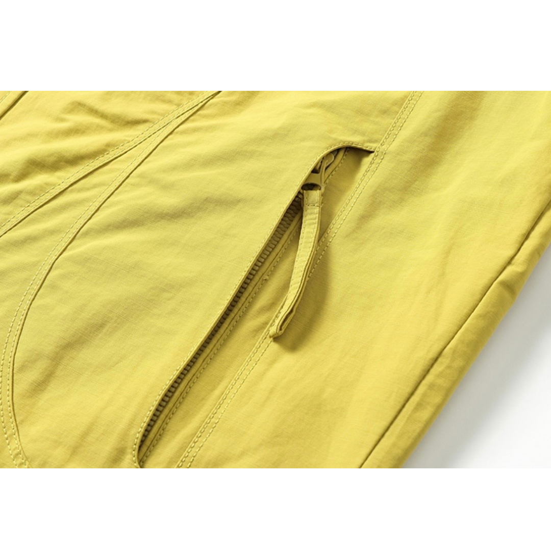 コットンナイロン　フードジャケット　N1221