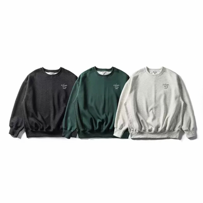 レターロゴ　クルーネックスウェット　N1225