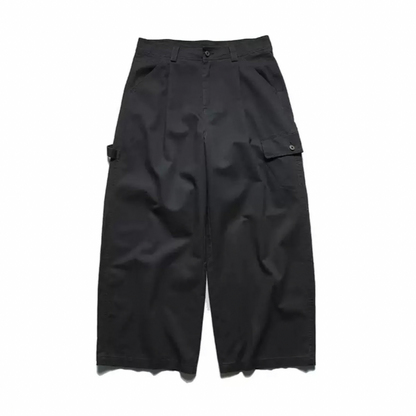 ノーブルツイル　ハンガーループ　ワイドパンツ　 N1289