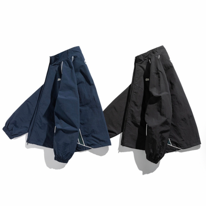 バイカラー　ナイロン　トラックジャケット　N1212