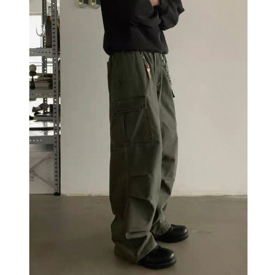 フェードコットン　カーゴパンツ　N1001