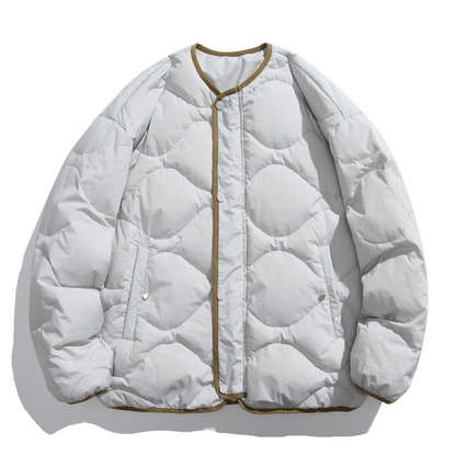ホワイトダウン　キルティング　ジャケット　N830