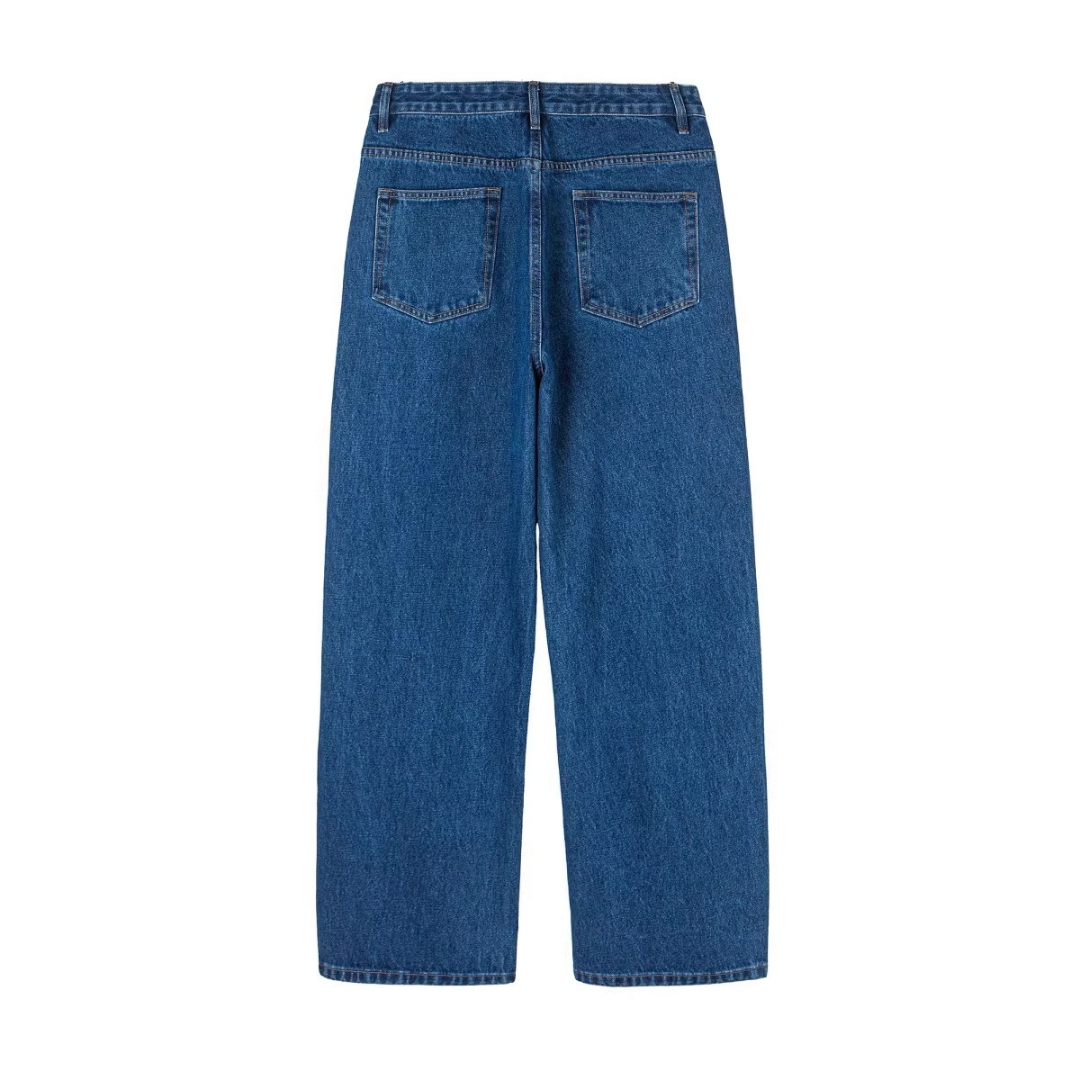 ブルーウォッシュ　デニム　スタンダートパンツ　N1055