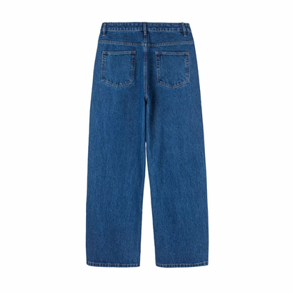 ブルーウォッシュ　デニム　スタンダートパンツ　N1055