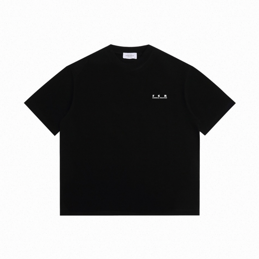 [FCR] Logo Print T-Shirt N1592 ブラック