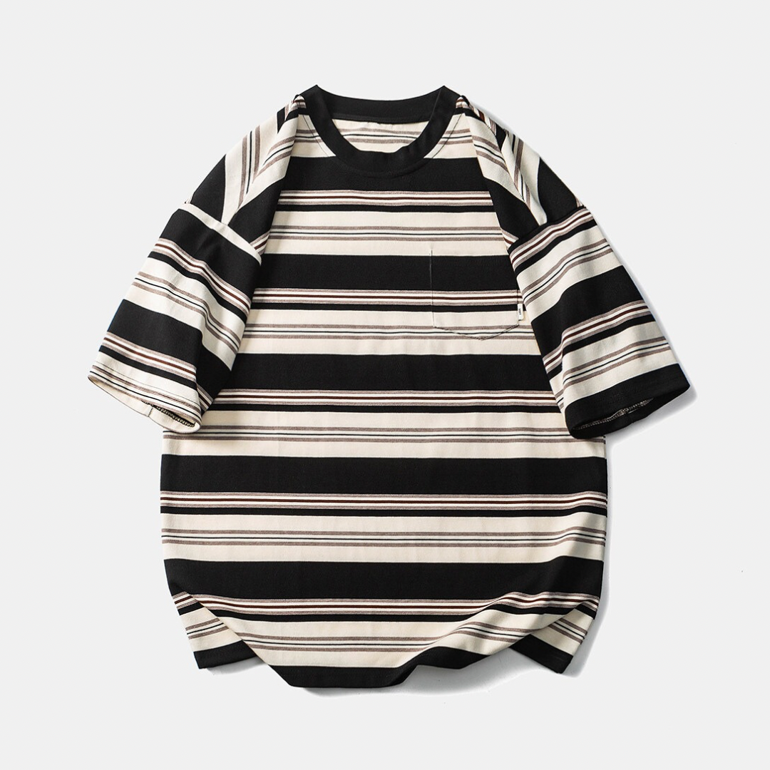 レトロボーダー　Tシャツ　N354