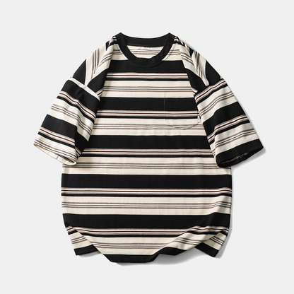 レトロボーダー　Tシャツ　N354