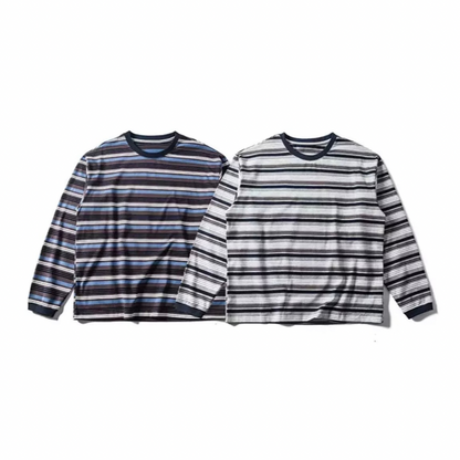 マルチボーダー　長袖Ｔシャツ　N1222