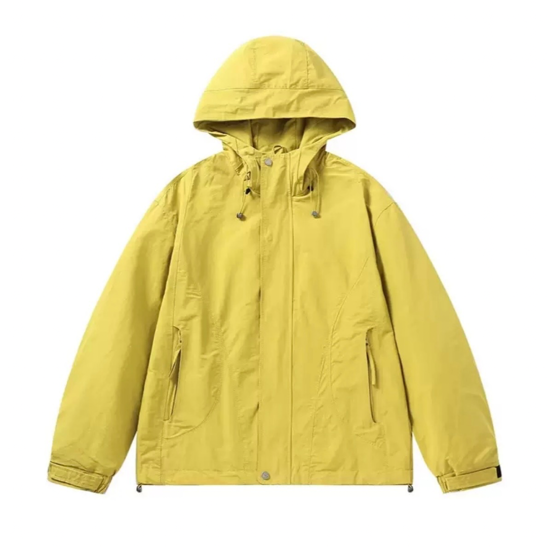 コットンナイロン　フードジャケット　N1221