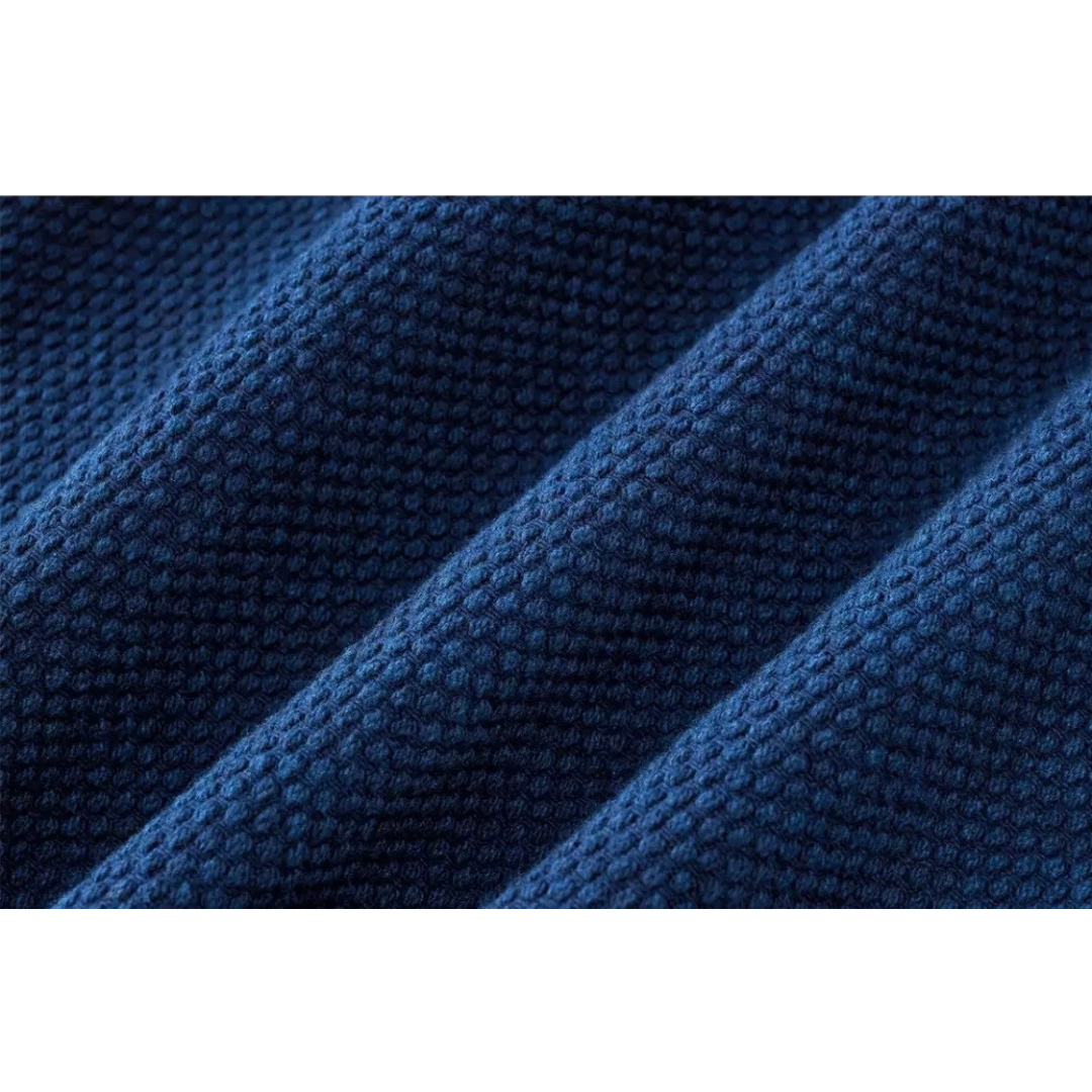 インディゴ染料め　刺し子織り　カバーオール　ジャケット　N1323