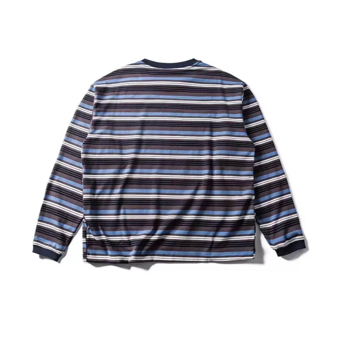 マルチボーダー　長袖Ｔシャツ　N1222