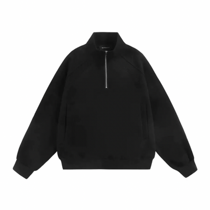 ショルダーライン　ハーフジップ　スウェット　N1265