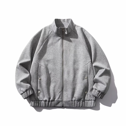 コットンポリエステル　スタンドカラージャケット　N1067