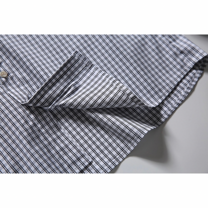 グラフチェック　フード　シャツジャケット　N1230