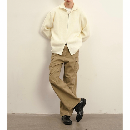 ドライバーズニット ジップアップ カーディガン　N930