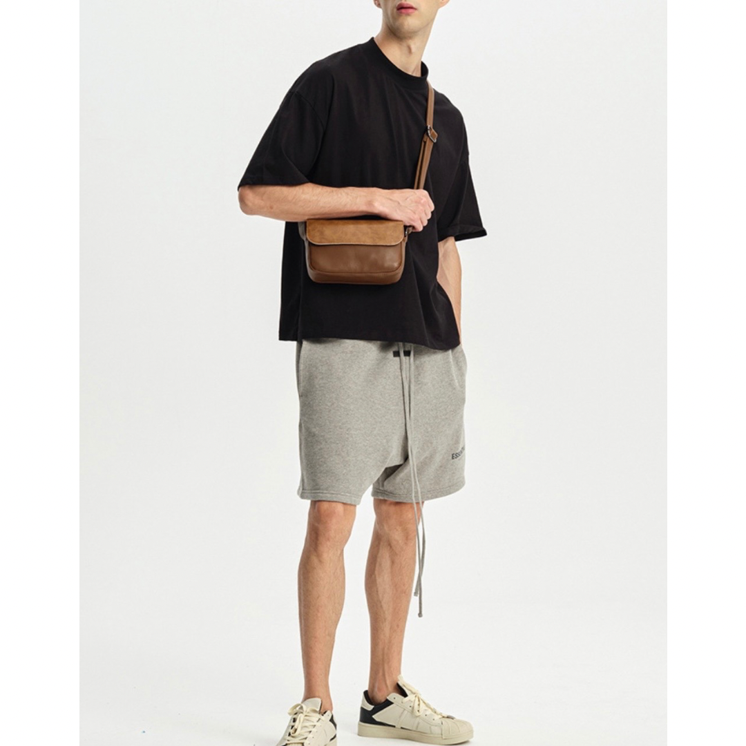 PUレザー　フラップ　ミニショルダーバッグ　N1202